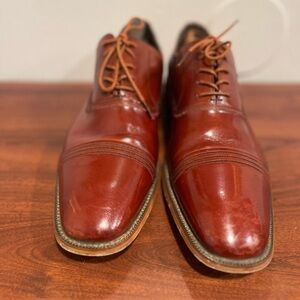 Stacy Adams Men's Brown Leather Dress Shoes size 11.5 M